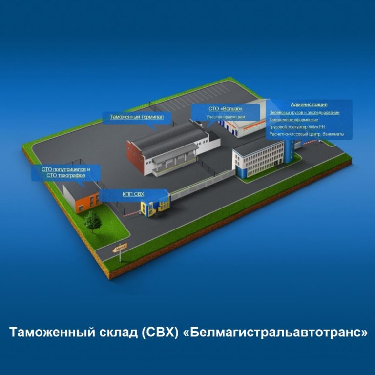 Таможенный склад (СВХ) «Белмагистральавтотранс»